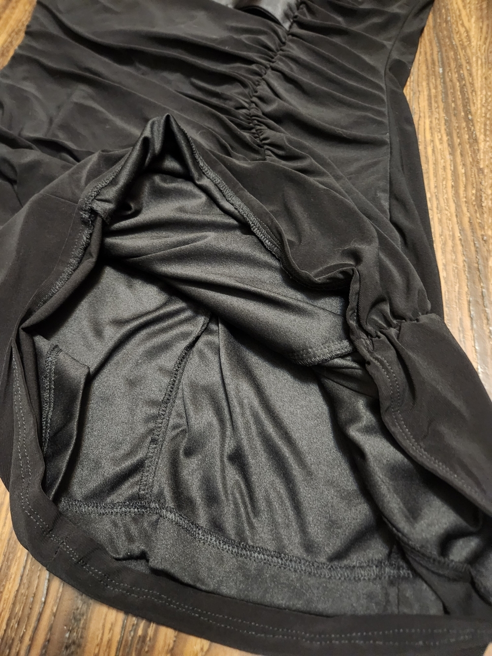 Scarlett Nite Black Ruched Wide Collar Sleeveless Evening Dress Sz 10 Like New! - Picture 12 of 14